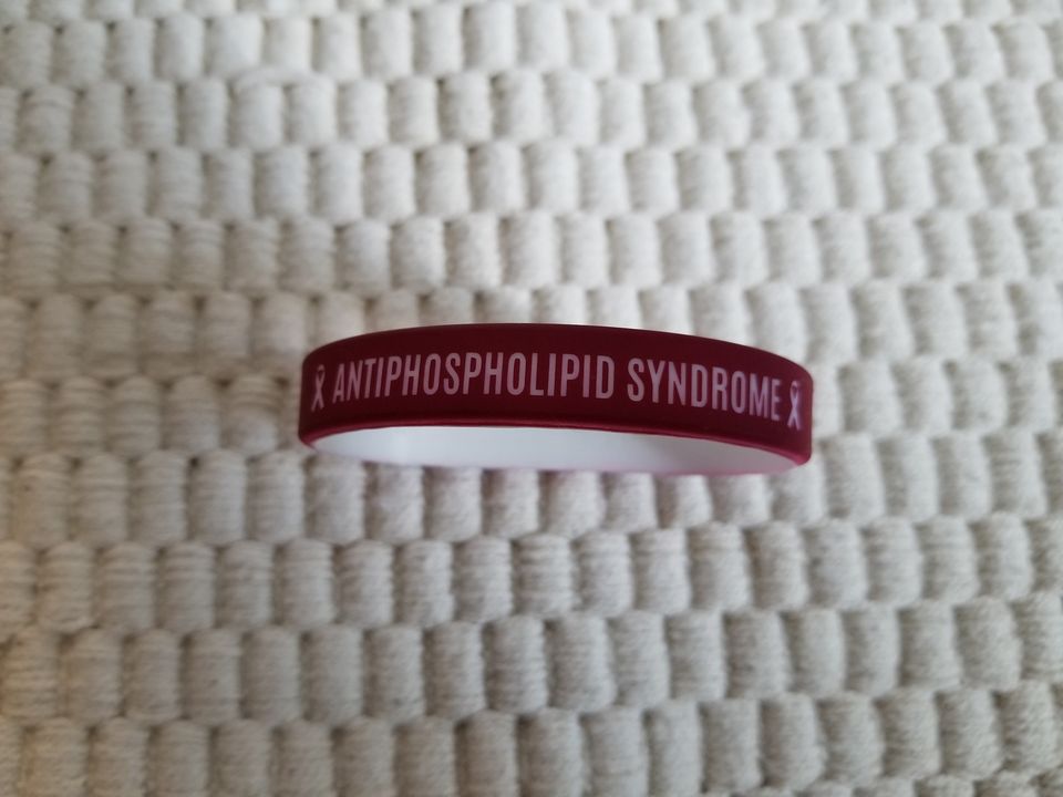 Medium Antiphospholipid Syndrome Silicone Bracelet