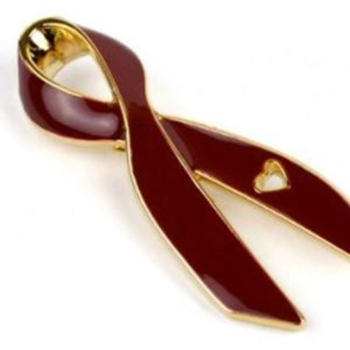 Antiphospholipid Syndrome (APS) Awareness Ribbon Enamel Pin