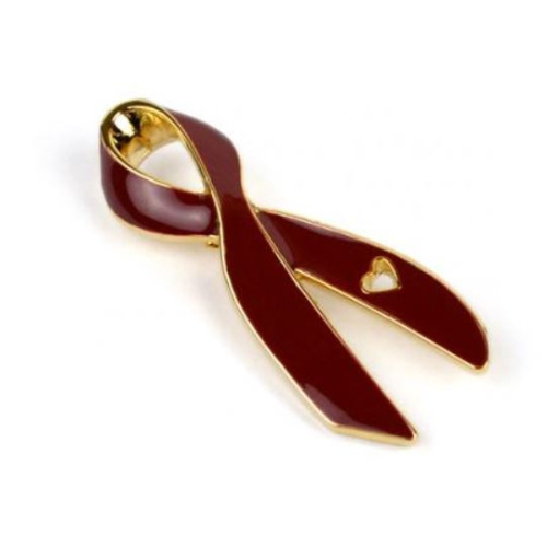 Antiphospholipid Syndrome (APS) Awareness Ribbon Enamel Pin