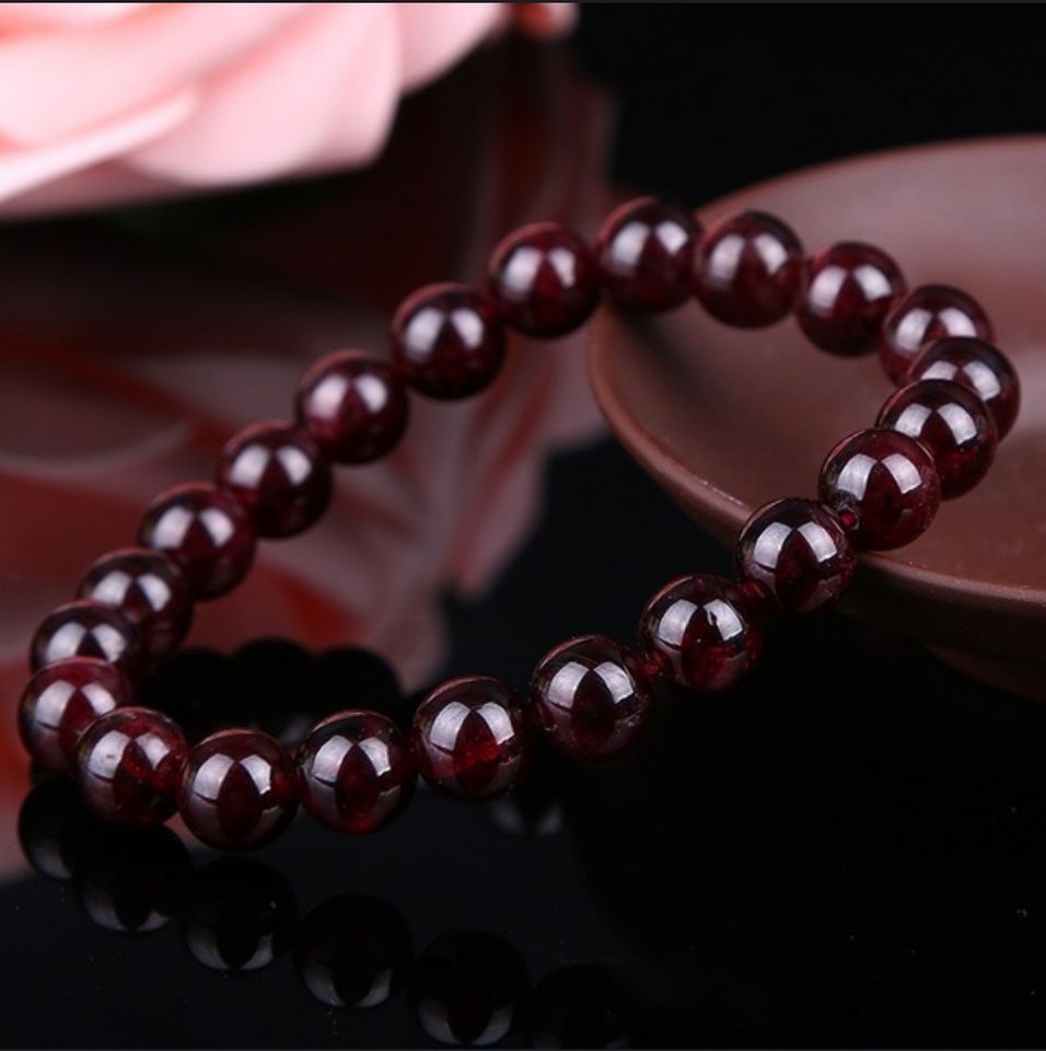 Bohemian Style Natural Garnet Bracelet