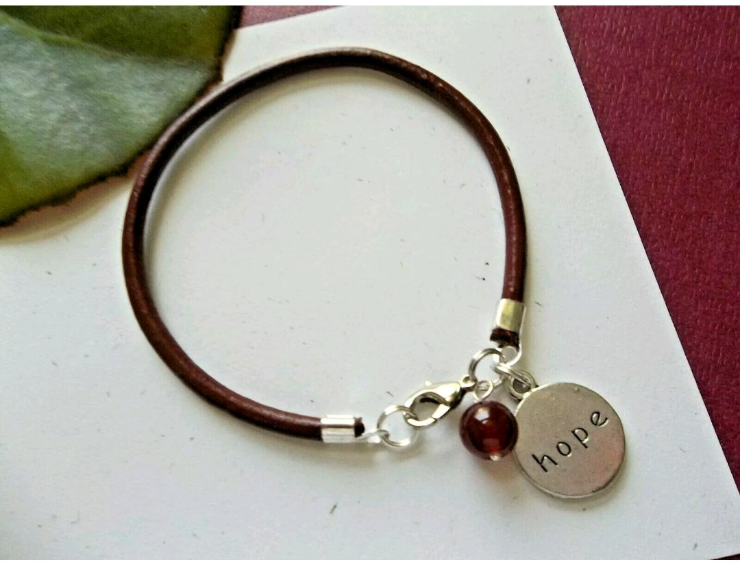 Antiphospholipid Syndrome Awareness Hope Charm Bracelet