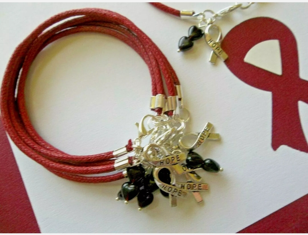 Antiphospholipid Syndrome Awareness Charm Bracelet