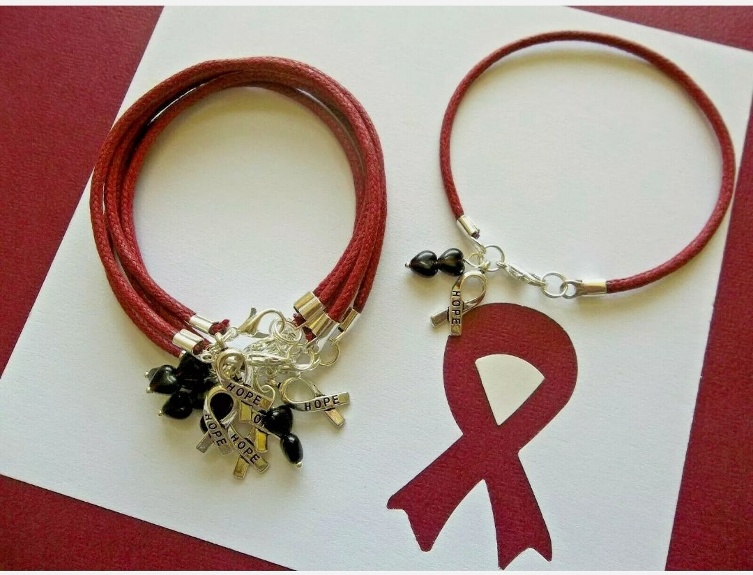 Antiphospholipid Syndrome Awareness Charm Bracelet